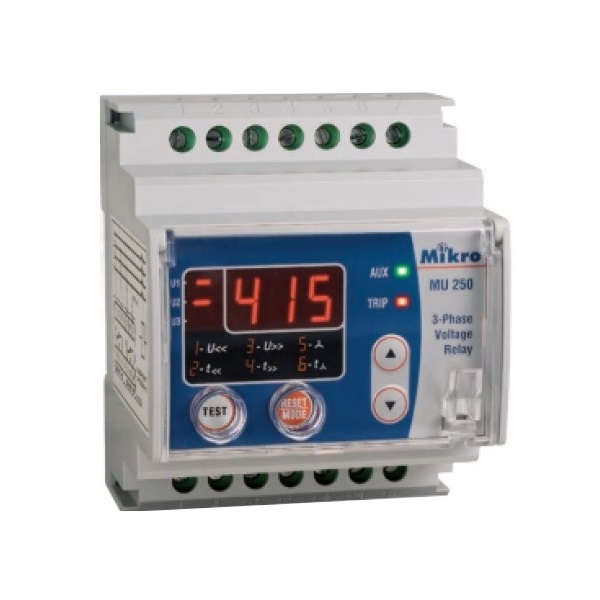 Relay bảo vệ điện áp Mikro MU250-415V